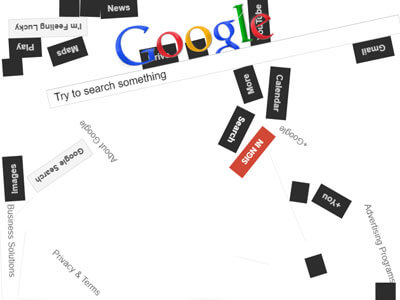 Google Space Floating Effect