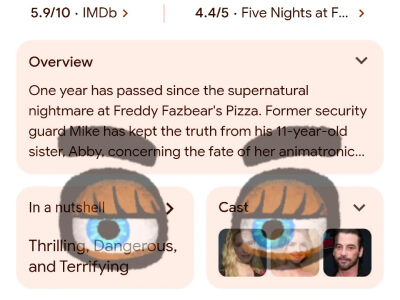 Google Five Nights at Freddy's Easter Egg