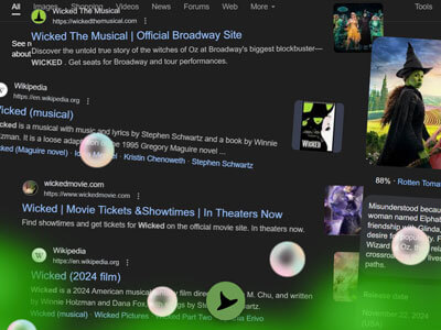 Google Wicked Easter Egg