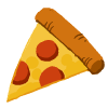 Joey Tribbiani Pizza Icon
